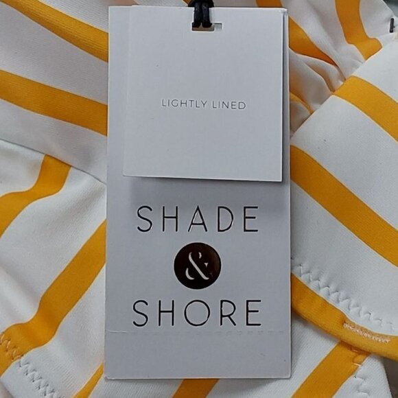 Women's Lightly Lined Tunneled Front Keyhole Bikini Top | Shade & Shore | 34C - Picture 7 of 10